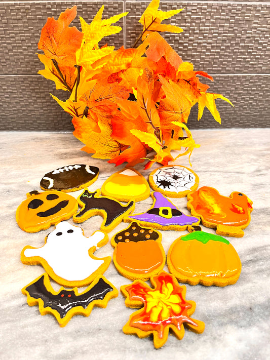 Fall Cookie Collection ~ Peanut Butter & Pumpkin ~ Gluten-Free Cookies ~ 12 Cookies