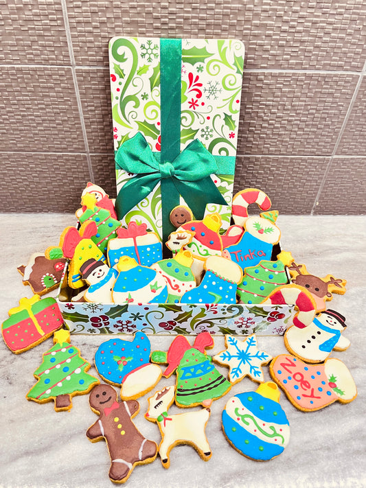 Christmas Cookie Collection ~ Peanut Butter & Pumpkin ~ Gluten-Free Cookies ~ 12 Cookies
