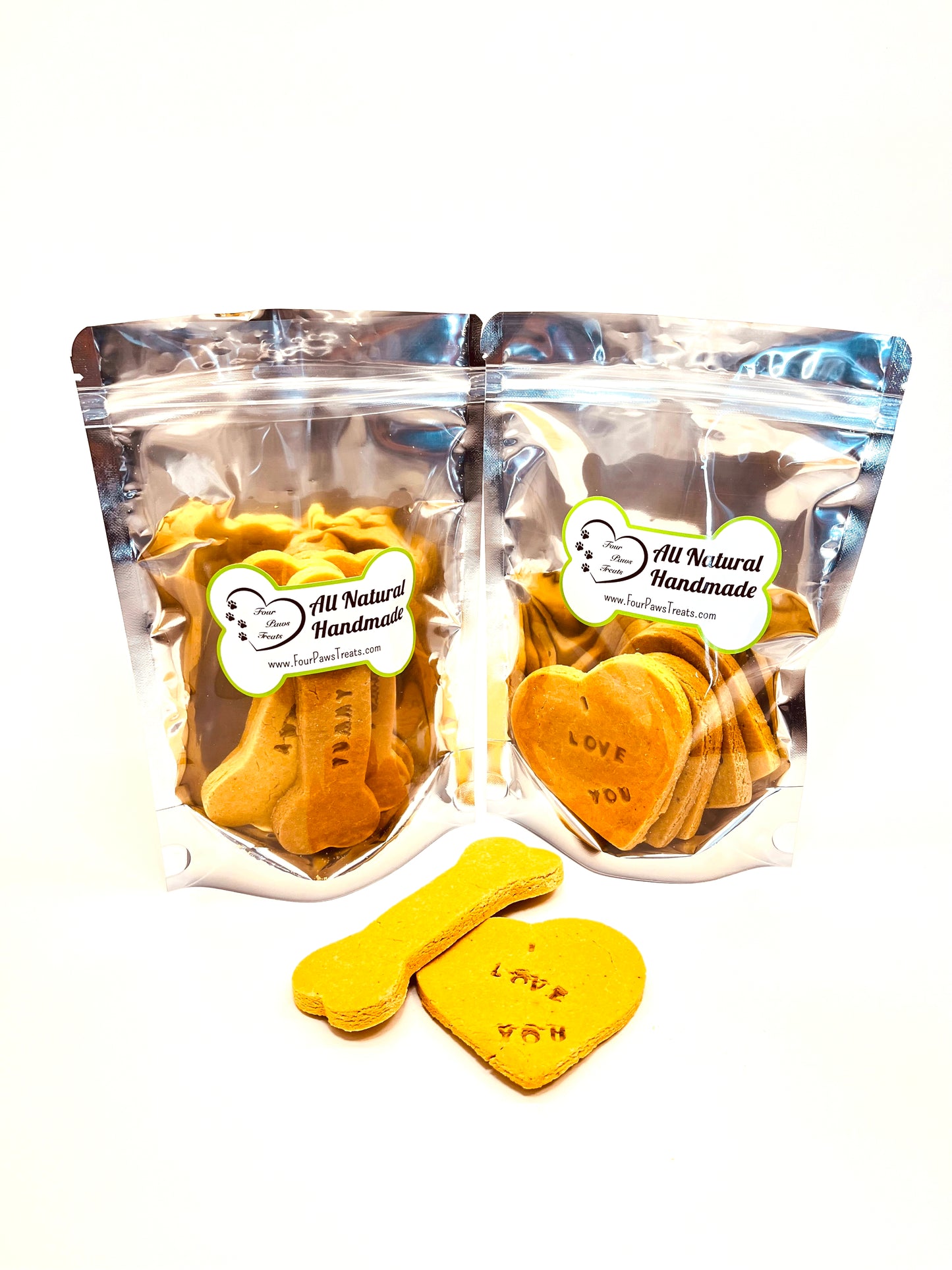 Peanut Butter & Pumpkin ~ Gluten-Free Heart Cookies ~ Message